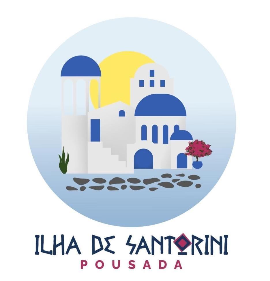 Pousada Ilha De Santorini Бертиога Экстерьер фото
